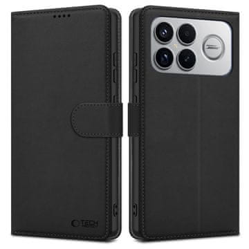 Tech-protect Wallet knjižni ovitek za Xiaomi Poco F8 Ultra, črna