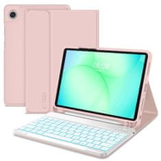Tech-protect SC Pen Keyboard etui z tipkovnico za Samsung Galaxy Tab A9 Plus / A11 Plus 11'', roza