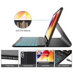 Tech-protect SC Pen Keyboard etui z tipkovnico za Xiaomi Poco Pad M1 / Redmi Pad 2 Pro 12.1'', črna
