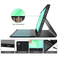 Tech-protect SC Pen Keyboard etui z tipkovnico za Samsung Galaxy Tab A9 Plus / A11 Plus 11'', črna