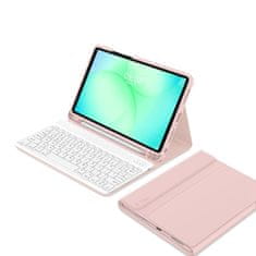 Tech-protect SC Pen Keyboard etui z tipkovnico za Samsung Galaxy Tab A9 Plus / A11 Plus 11'', roza