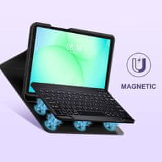 Tech-protect SC Pen Keyboard etui z tipkovnico za Samsung Galaxy Tab A9 Plus / A11 Plus 11'', črna