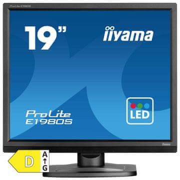 iiyama ProLite E1980S-B1 48cm (19") 1280x1024 IPS 75Hz HDMI/DP zvočniki monitor