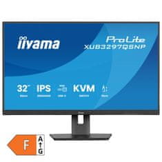 iiyama ProLite XUB3297QSNP-B1 80cm (32") WQHD 2K IPS HDMI/DP/USB-C LAN KVM zvočniki monitor