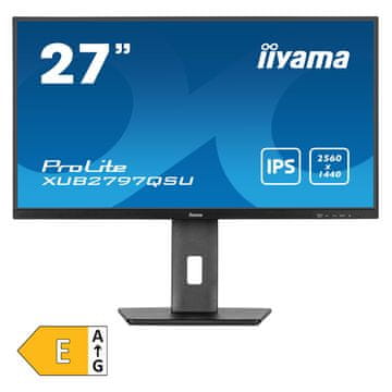 iiyama ProLite XUB2797QSU-B2 68,5cm (27") QHD IPS 100Hz DP/HDMI zvočniki monitor