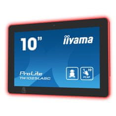 iiyama ProLite TW1025LASC-B1PNR 25,5cm (10,1") USB/LAN PoE NFC kamera zvočniki Android na dotik informacijski / interaktivni monitor