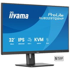 iiyama ProLite XUB3297QSNP-B1 80cm (32") WQHD 2K IPS HDMI/DP/USB-C LAN KVM zvočniki monitor