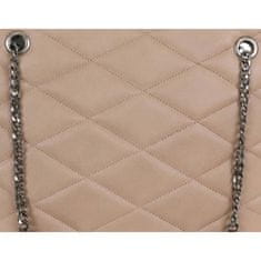 atmosphere Prešita ženska torbica z verigo, bež SHOPPER torba preko ramena