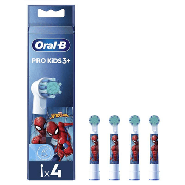 Oral-B iO Kids 6+ Marvel Spiderman, nadomestne glave za zobno ščetko – 4 kosi