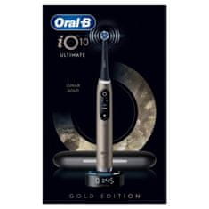 Oral-B Električna zobna ščetka iO10 Lunar Gold + polnilni potovalni etui