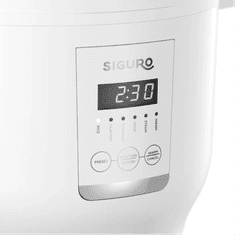 Siguro Rižokuhalnik RC-R701W Rice Master Digital s parnim nastavkom