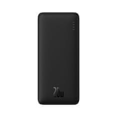 BASEUS Powerbank Airpow 20 W 10000 mAh s kablom USB-A – USB-C 30 cm – črn