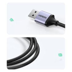 Ugreen Večfunkcijski USB 3.0 HUB razdelilnik – 3x USB, Ethernet RJ-45, USB-C PD, siv