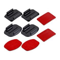 Puluz Komplet nalepk in pritrdilnih elementov Puluz za spot kamere (med drugim Insta360 X4 / X5 / DJI Osmo Action 5 Pro)