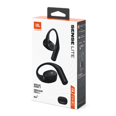 JBL Sense Lite brezžične slušalke, Bluetooth 5.4, 24 ur, črne (JBLSENSELITEBLK)