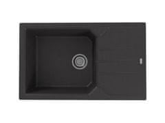 Alveus Pomivalno korito RECORD 40 z odcejalno površino, 780x480, črna