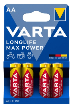Varta Longlife Max Power AAA baterije, alkalne, 1,5 V, 4 kosi (4703101404)