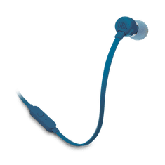 JBL Tune 110 slušalke, Pure Bass, mikrofon, modre (JBLT110BLUE)