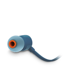 JBL Tune 110 slušalke, Pure Bass, mikrofon, modre (JBLT110BLUE)