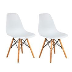 Aga 2x Jedilni stol Beli