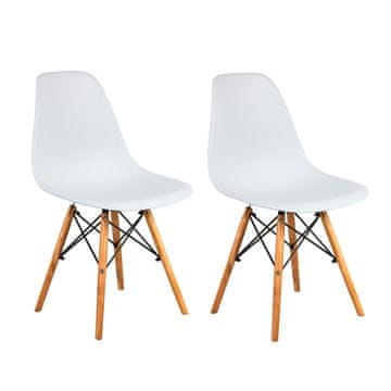 Aga 2x Jedilni stol Beli