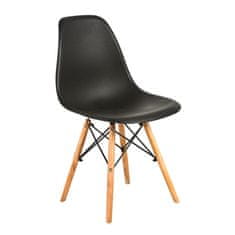 Aga 2x Jedilni stol Črna