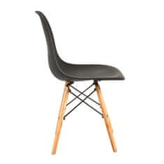 Aga 2x Jedilni stol Črna