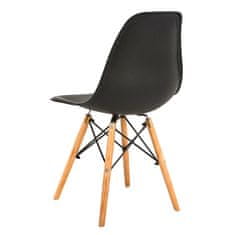 Aga 2x Jedilni stol Črna