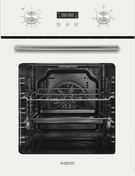 MPM Vgradna pečica 45-BO-22/W, 45cm, bela