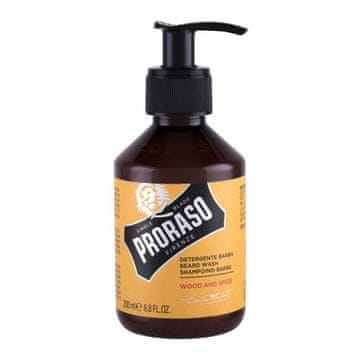 Proraso Wood & Spice Beard Wash šampon za brado z lesno-začinjenim vonjem za moške