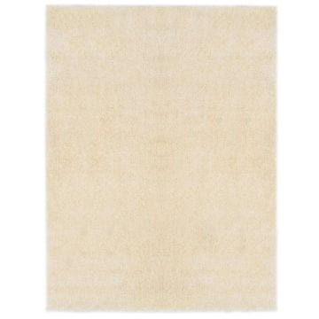 Vidaxl Dolge preproge za področja krema 120 x 160 cm Polietilen