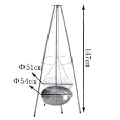 Vidaxl Zunanje Žari Nerjaveče jeklo