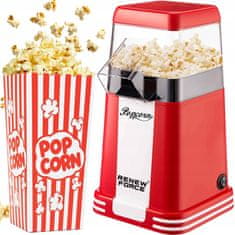 Dexxer Aparat za kokice na vroči zrak pokovko 1200W rdeč