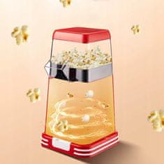 Dexxer Aparat za kokice na vroči zrak pokovko 1200W rdeč