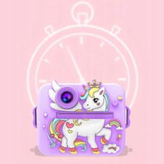 Dexxer Otroški LCD instant fotoaparat s tiskalnikom + 3 trakovi vijoličen