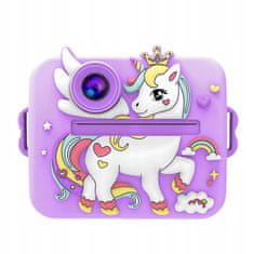 Dexxer Otroški LCD instant fotoaparat s tiskalnikom + 3 trakovi vijoličen