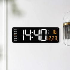 Dexxer Moderna XXL LED elektronska budilka 39cm USB + daljinec