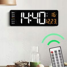Dexxer Moderna XXL LED elektronska budilka 39cm USB + daljinec