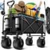 Dexxer Zložljiv transportni voziček buggy za plažo in kampiranje 88cm