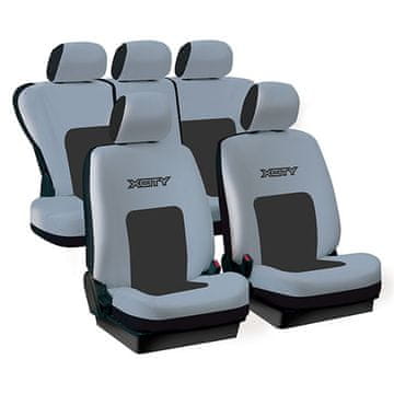 Tech+ Univerzalna avtoprevleka X-CITY sivo-temno siva