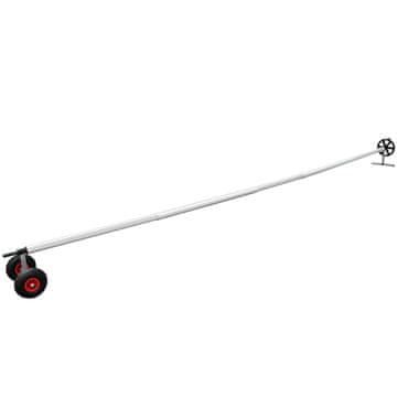 Vidaxl Kolo priveza srebrna