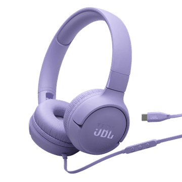 JBL Tune 520C žične slušalke, USB-C, Hi-Res Audio, mikrofon, vijolične (JBLT520CPUR)