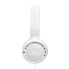 JBL Tune 520C žične slušalke, USB-C, Hi-Res Audio, mikrofon, bele (JBLT520CWHT)