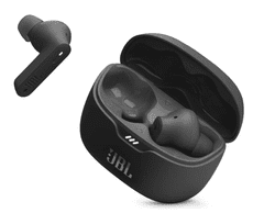 JBL Tune 245 TWS brezžične slušalke, Bluetooth 5.3, 4 mikrofoni, 48 ur, črne (JBLT245NCTWSBLK)