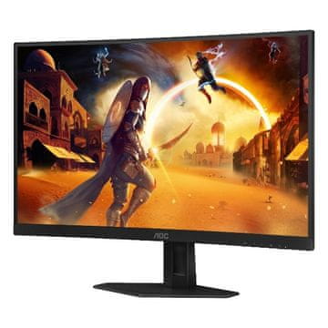 AOC Zaslon C27G4ZXE 27" FHD 280Hz / ukrivljen zaslon / 0.3ms MPRT / Freesync Premium (črn)