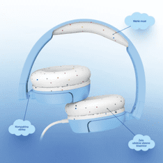 LAMAX SoundKid1 otroške žične slušalke, omejitev glasnosti 85 dB, modre (LXOHMSOKI01LA)