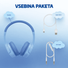 LAMAX BaseKid1 otroške brezžične slušalke, omejitev glasnosti 85 dB, modre (LXOHMBAKI01LA)