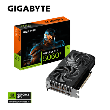Gigabyte Grafična kartica GeForce RTX 5060 Ti Windforce MAX OC 16G, 16GB GDDR7, PCI-E 5.0