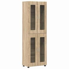 Vidaxl Visok predalnik s polico FLORIN Sonoma hrast 60 x 35 x 182 cm
