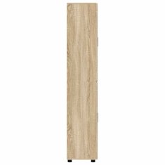 Vidaxl Visok predalnik s polico FLORIN Sonoma hrast 60 x 35 x 182 cm